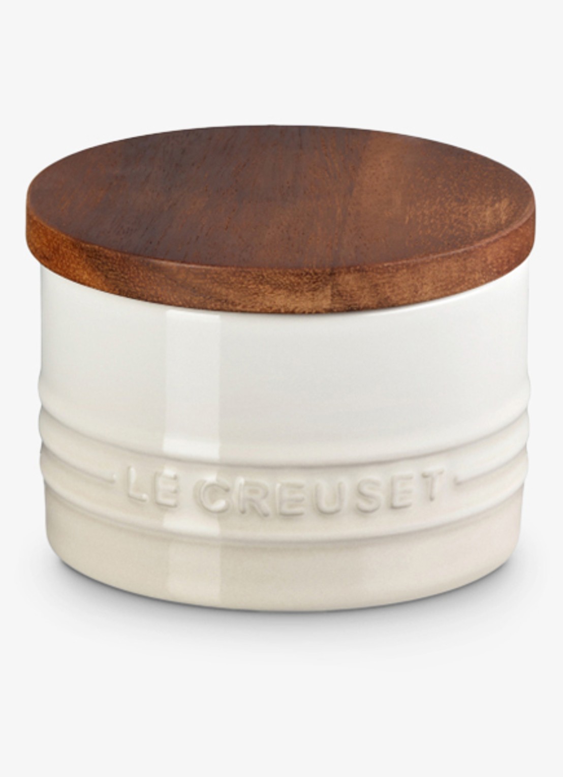 Le Creuset Signature voorraadpot 0,2 liter - voorkant 4 beige