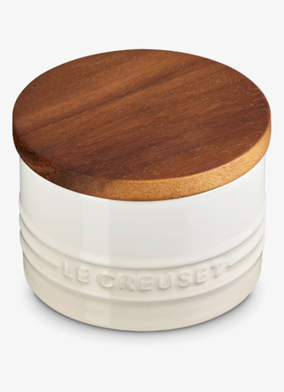 Le Creuset Signature voorraadpot 0,2 liter - voorkant 5 beige