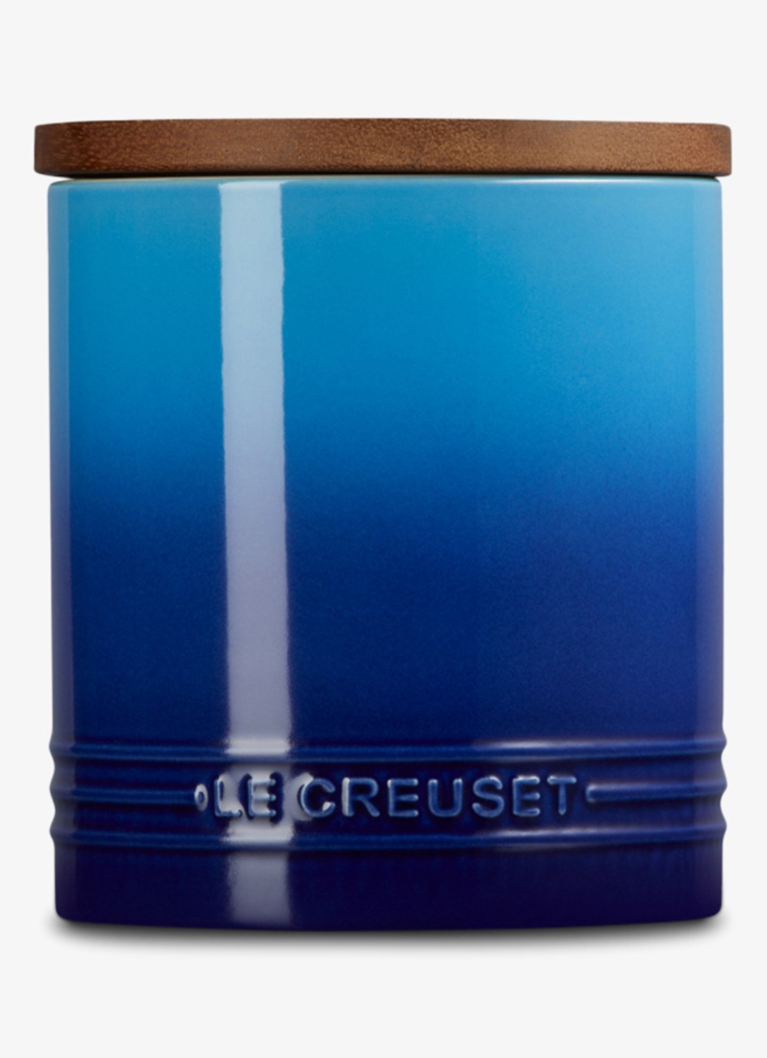 Le Creuset Signature voorraadpot 1,1 liter - achterkant 3 royalblauw