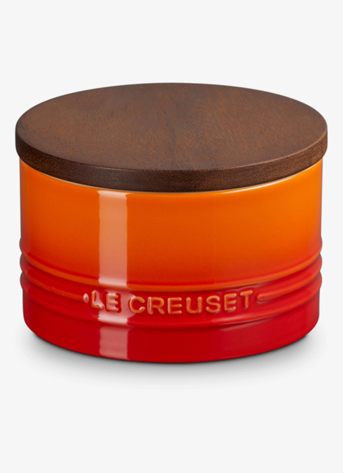 Le Creuset Signature voorraadpot 47 cl - voorkant 2 oranjerood