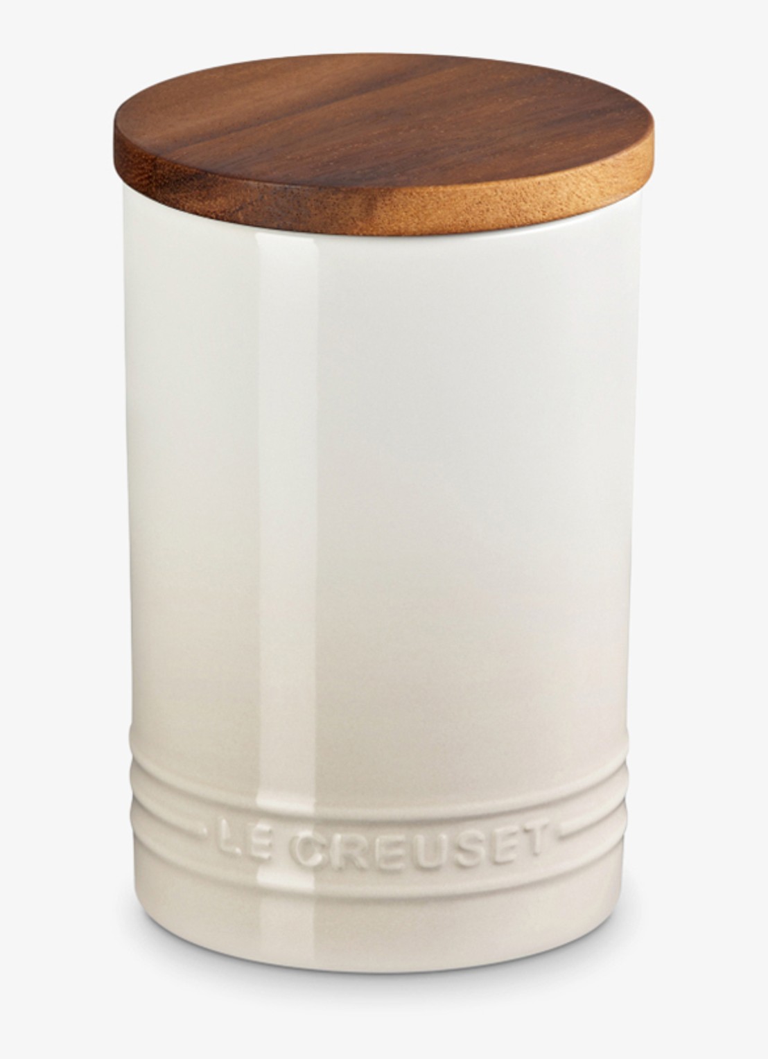 Le Creuset Signature voorraadpot 77 cl - voorkant beige