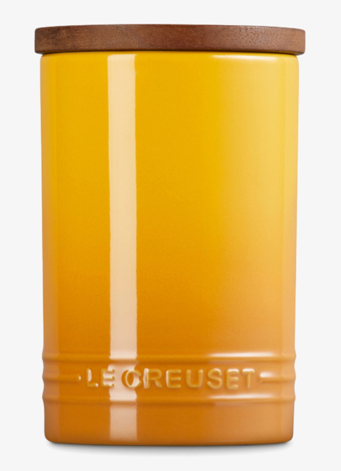 Le Creuset Signature voorraadpot 77 cl - achterkant 6 abrikoos