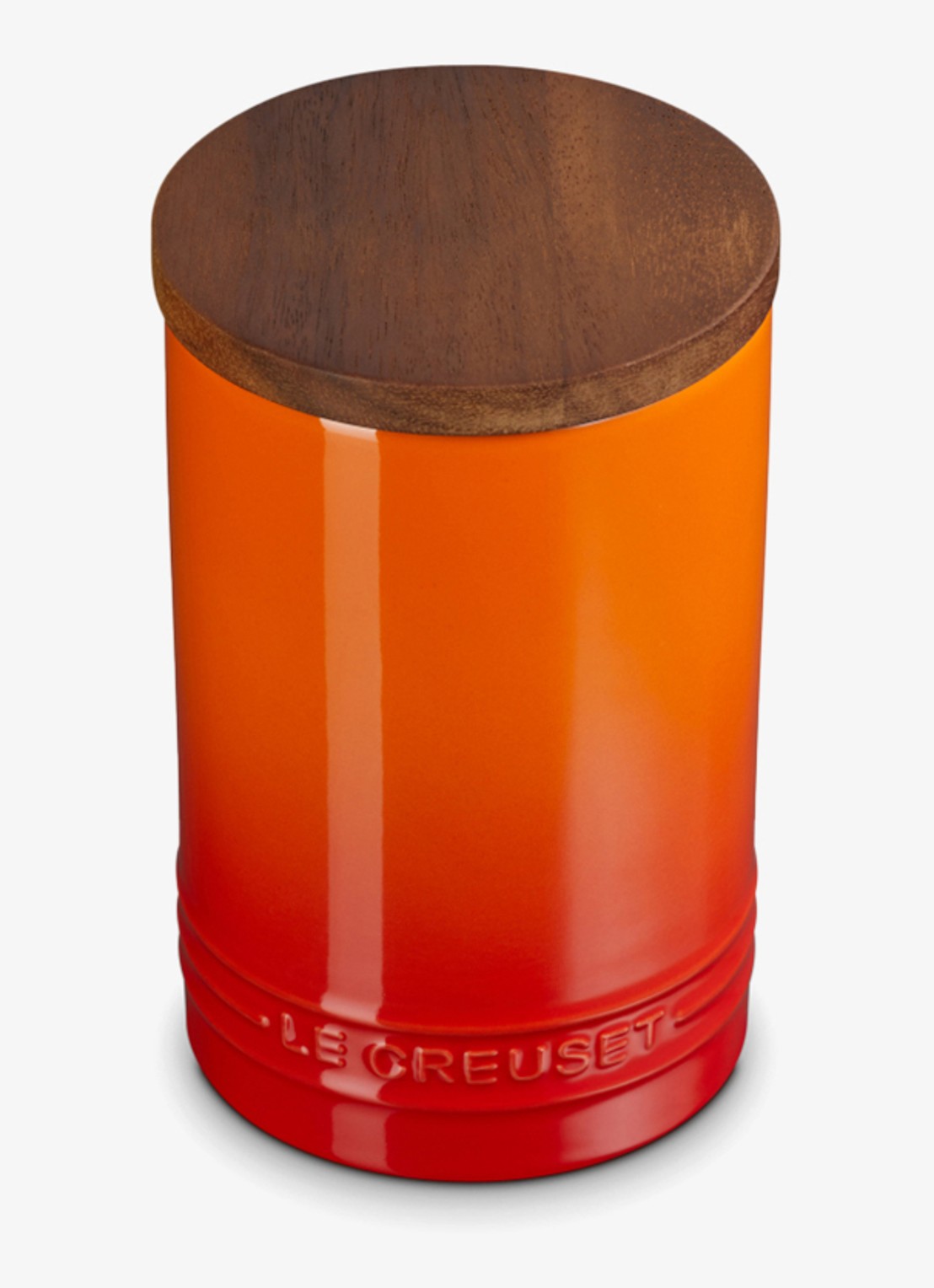 Le Creuset Signature voorraadpot 77 cl - voorkant 2 oranjerood