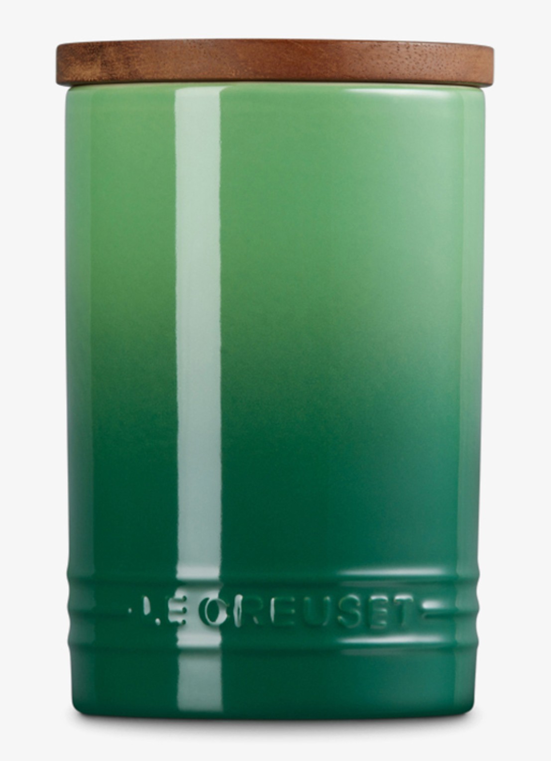 Le Creuset Signature voorraadpot 77 cl - achterkant groen