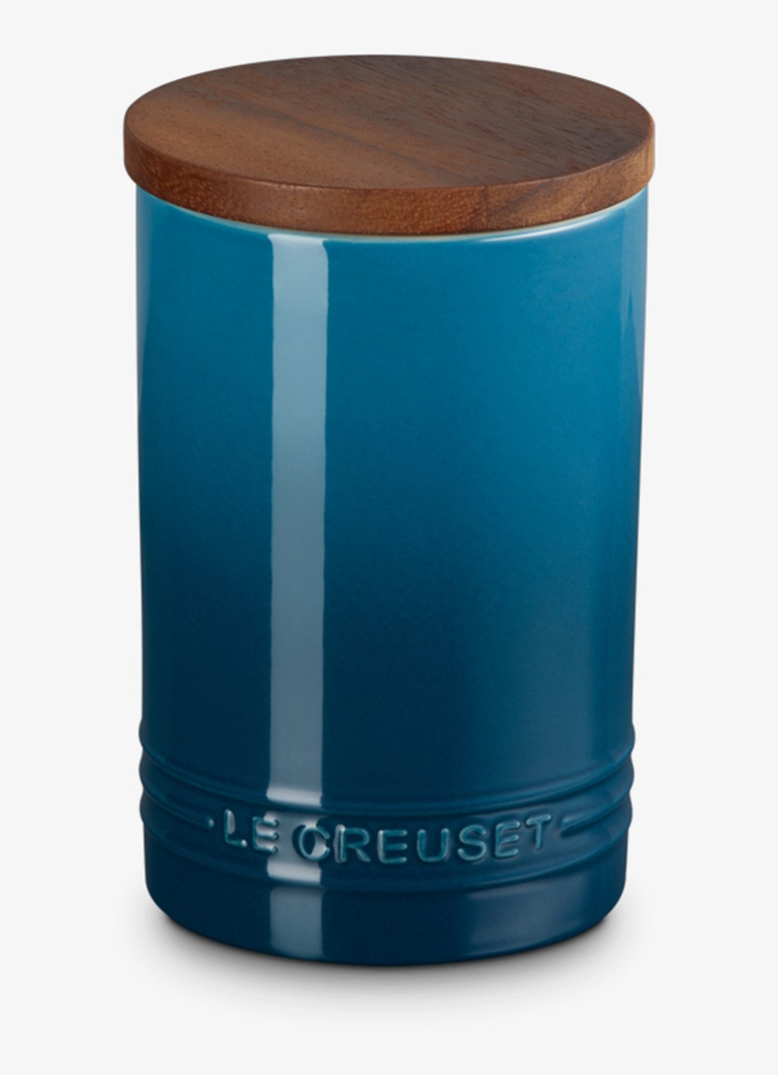 Le Creuset Signature voorraadpot 77 cl - voorkant 5 petrol