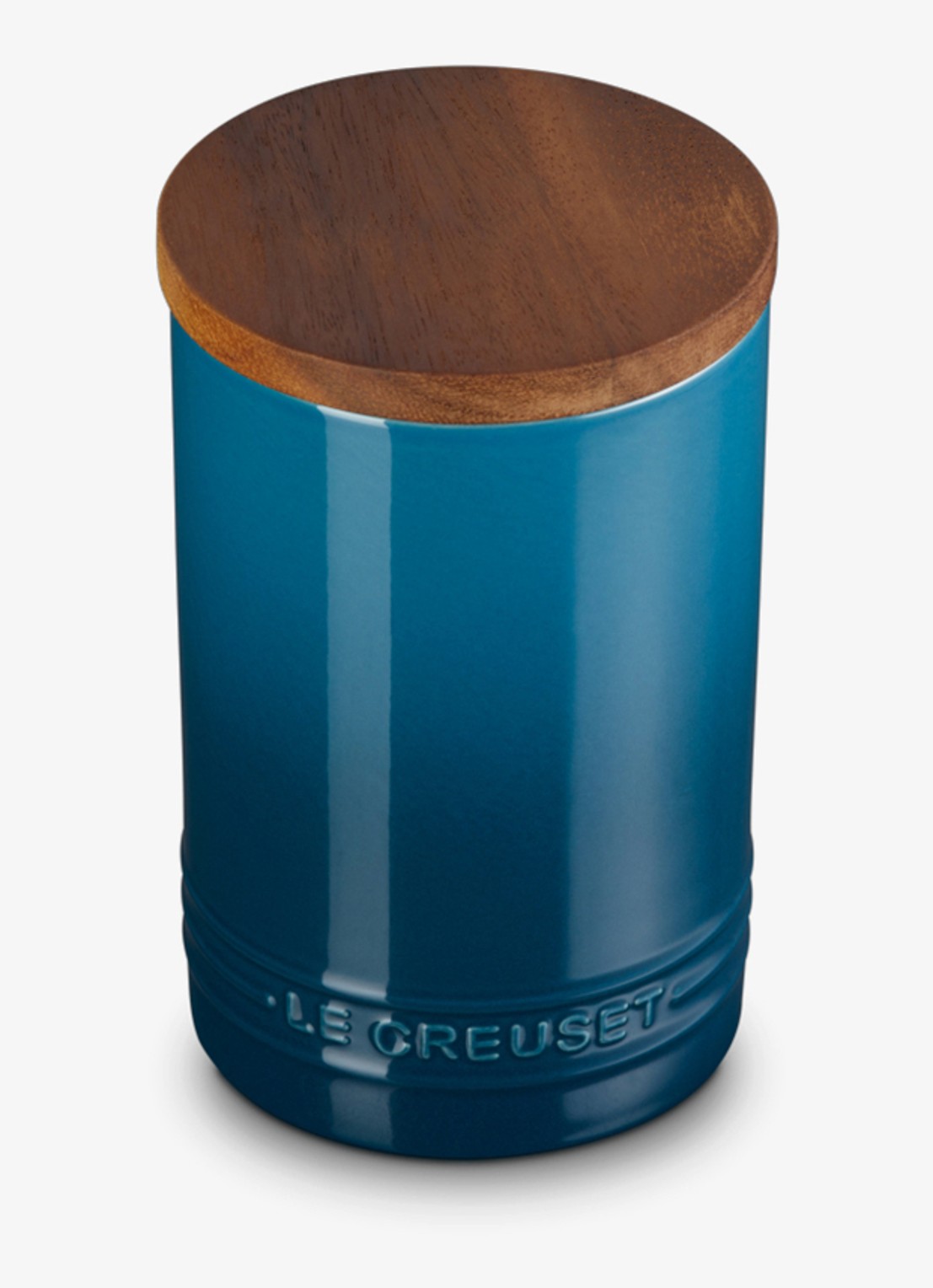 Le Creuset Signature voorraadpot 77 cl - voorkant 6 petrol