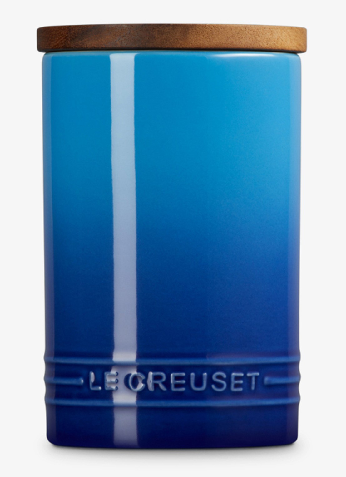Le Creuset Signature voorraadpot 77 cl - achterkant 3 royalblauw