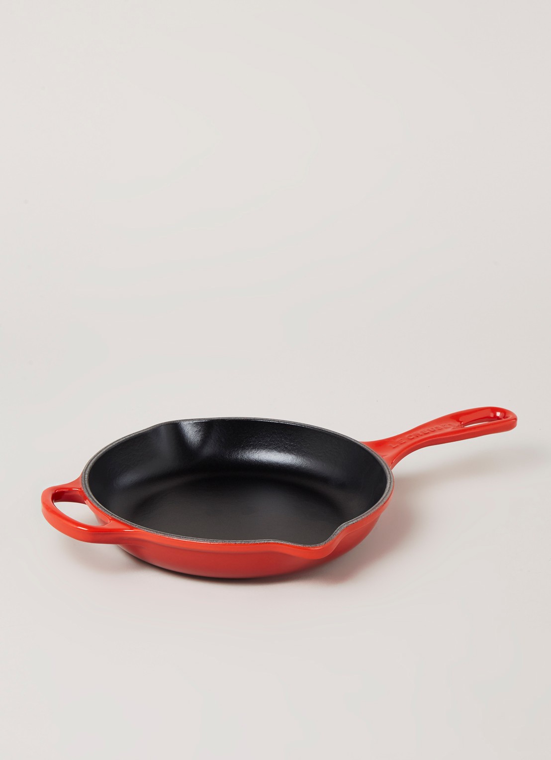 Le Creuset Skillet grillpan Ø20 cm - voorkant 3 kersenrood / rood