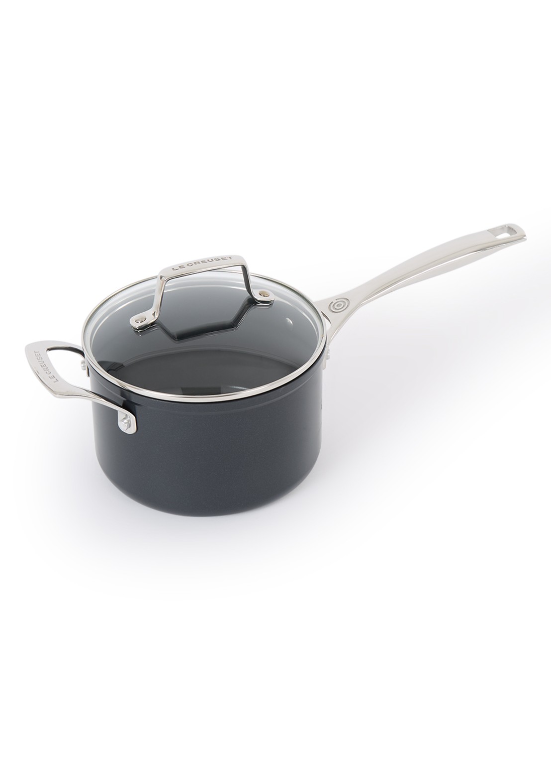 Le Creuset Steelpan Ø18 cm - voorkant zwart