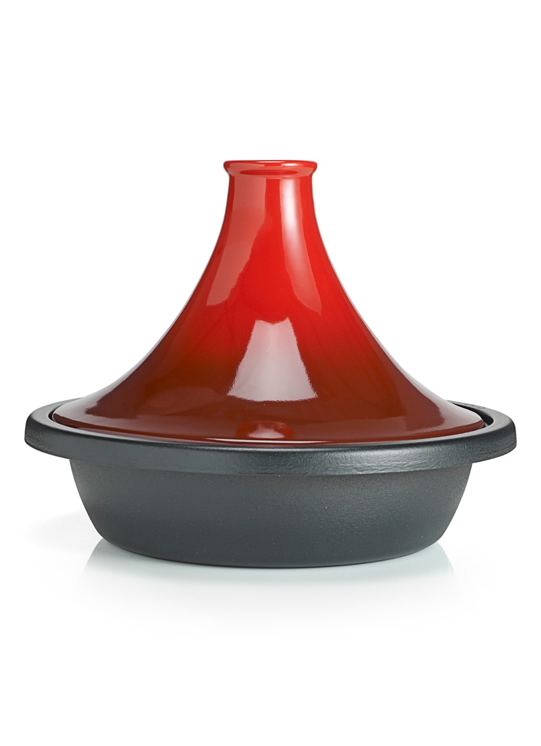 Le Creuset Tajine Ø27 cm - voorkant kersenrood / rood