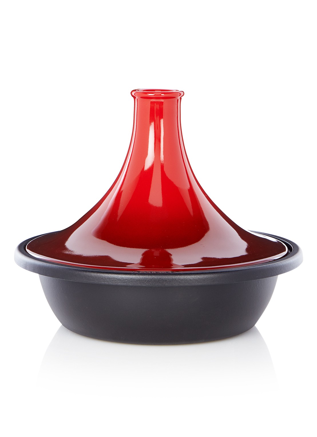 Le Creuset Tajine Ø35 cm - voorkant kersenrood / rood