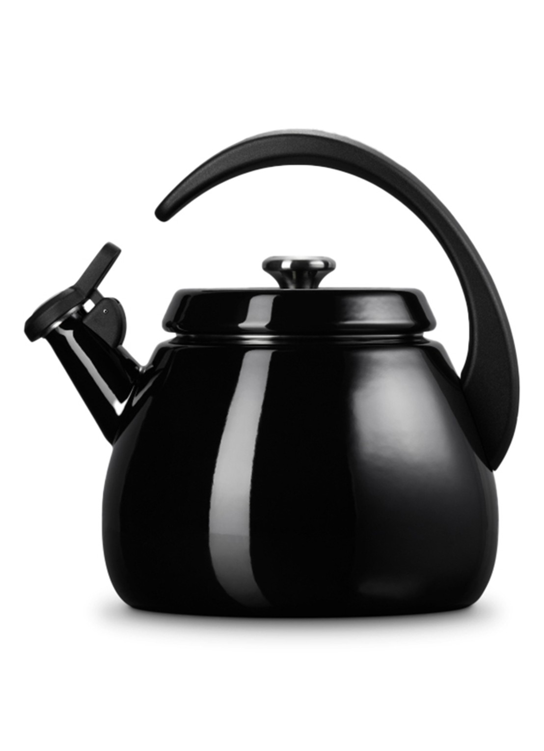 Le Creuset Tradition fluitketel 2,1 liter - achterkant 3 zwart
