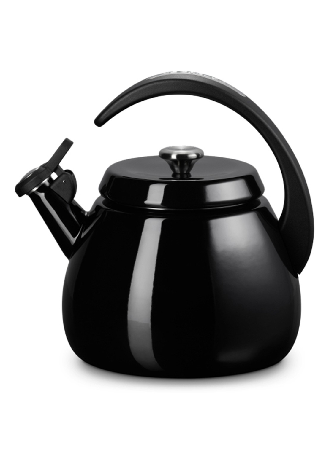 Le Creuset Tradition fluitketel 2,1 liter - voorkant 4 zwart