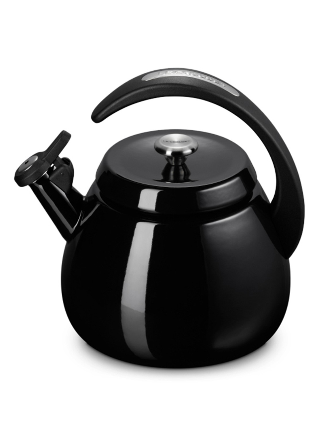 Le Creuset Tradition fluitketel 2,1 liter - voorkant 5 zwart