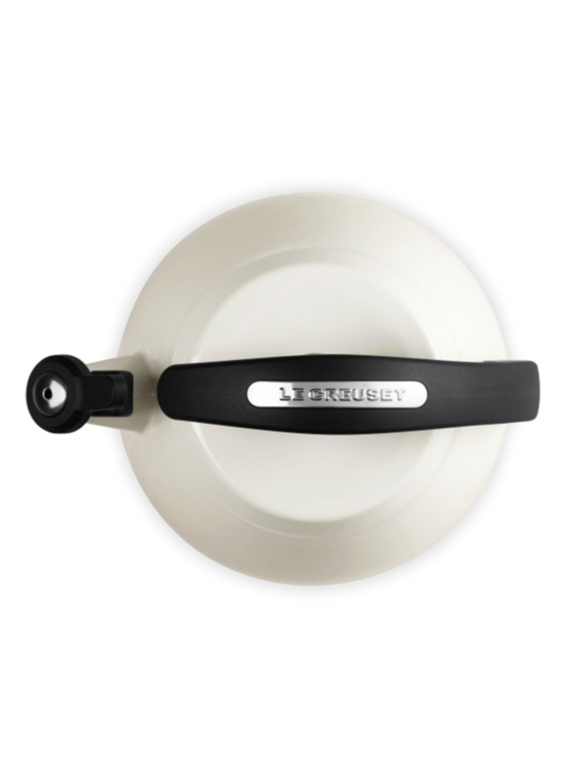 Le Creuset Tradition fluitketel 2,1 liter - detail 4 beige