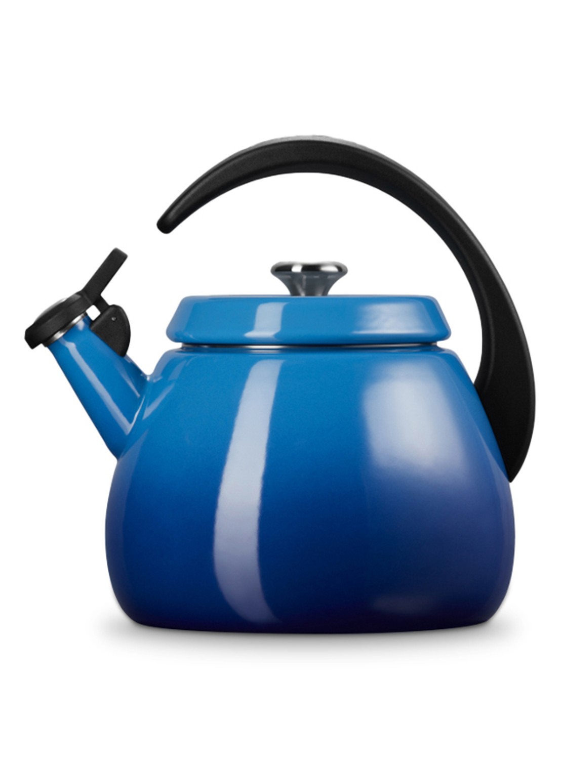 Le Creuset Tradition fluitketel 2,1 liter - achterkant 4 royalblauw