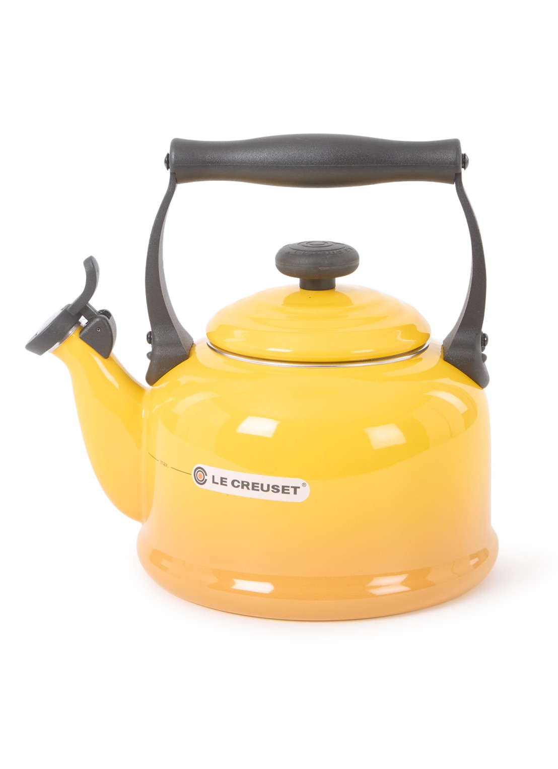 Le Creuset Tradition fluitketel 2,1 liter - voorkant 2 nectar / oranje