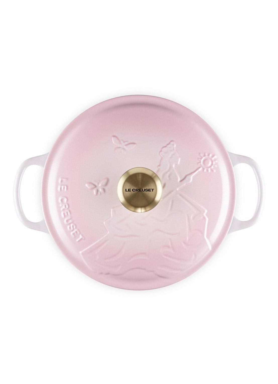 Le Creuset Wicked Glinda braadpan 24 cm - voorkant 2 lichtroze