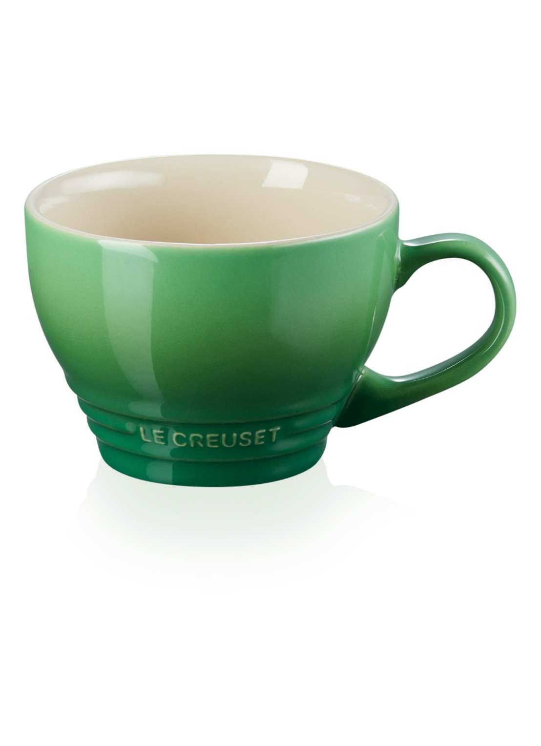 Le Creuset WT - 130 kelnersmes  - voorkant bamboo / groen