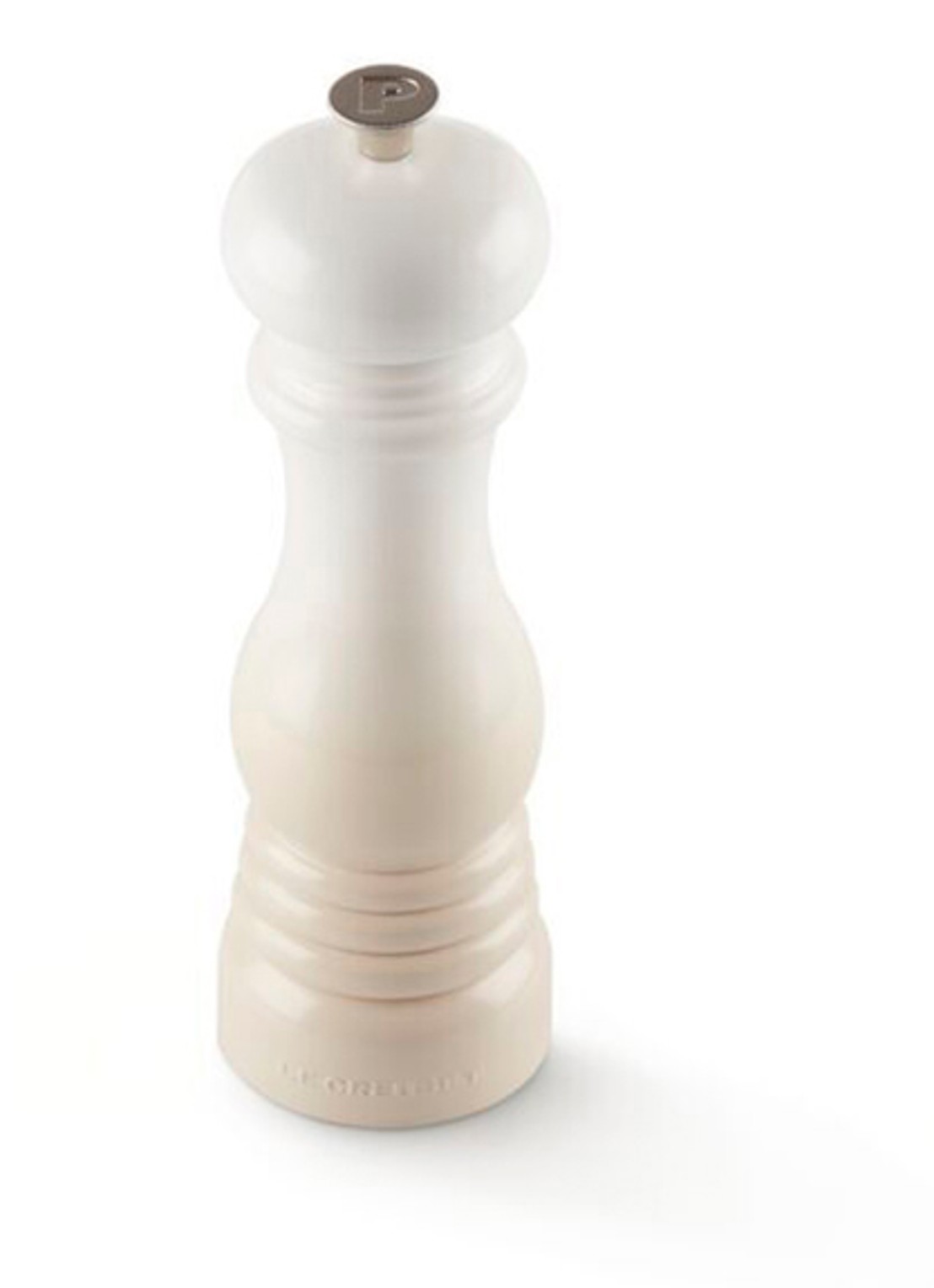 Le Creuset Zoutmolen 21 cm - voorkant 2 gebroken wit