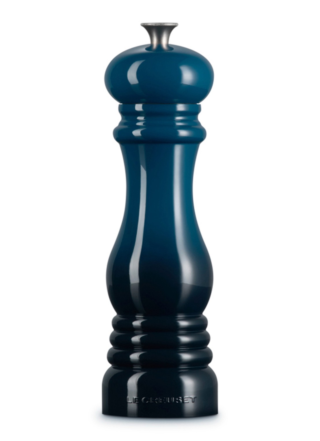 Le Creuset Zoutmolen 6 cm - achterkant donkerblauw