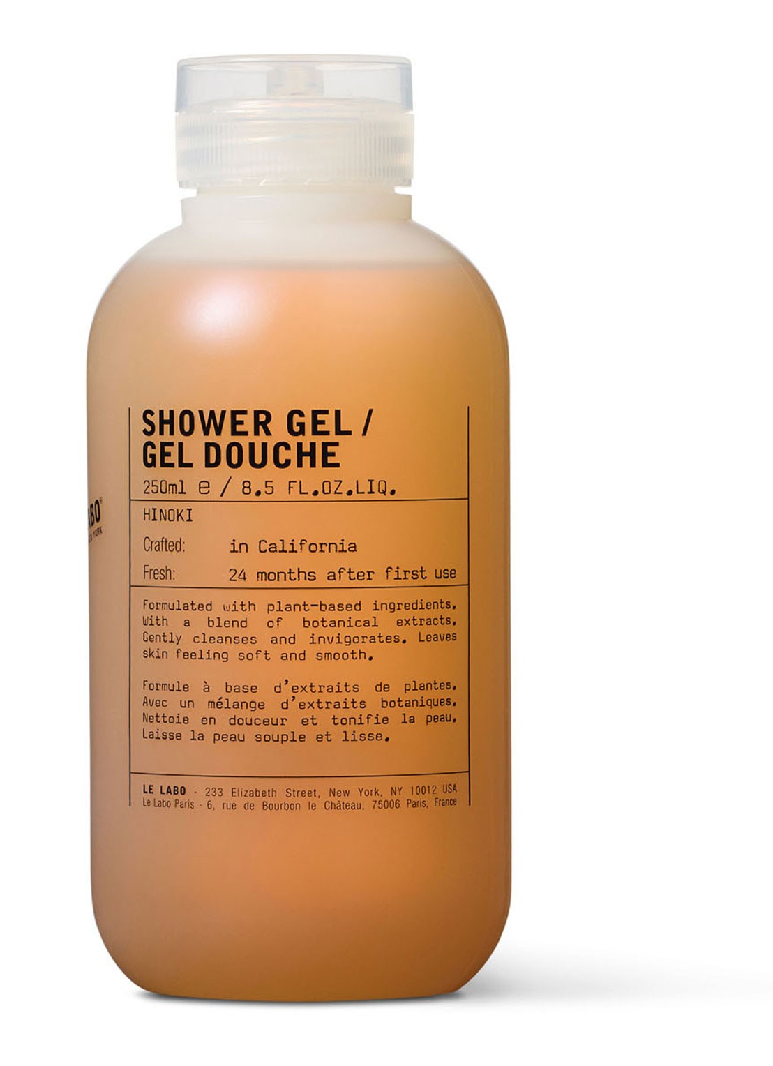 Le Labo Hinoki Shower Gel - bad- & douchegel - voorkant undefined