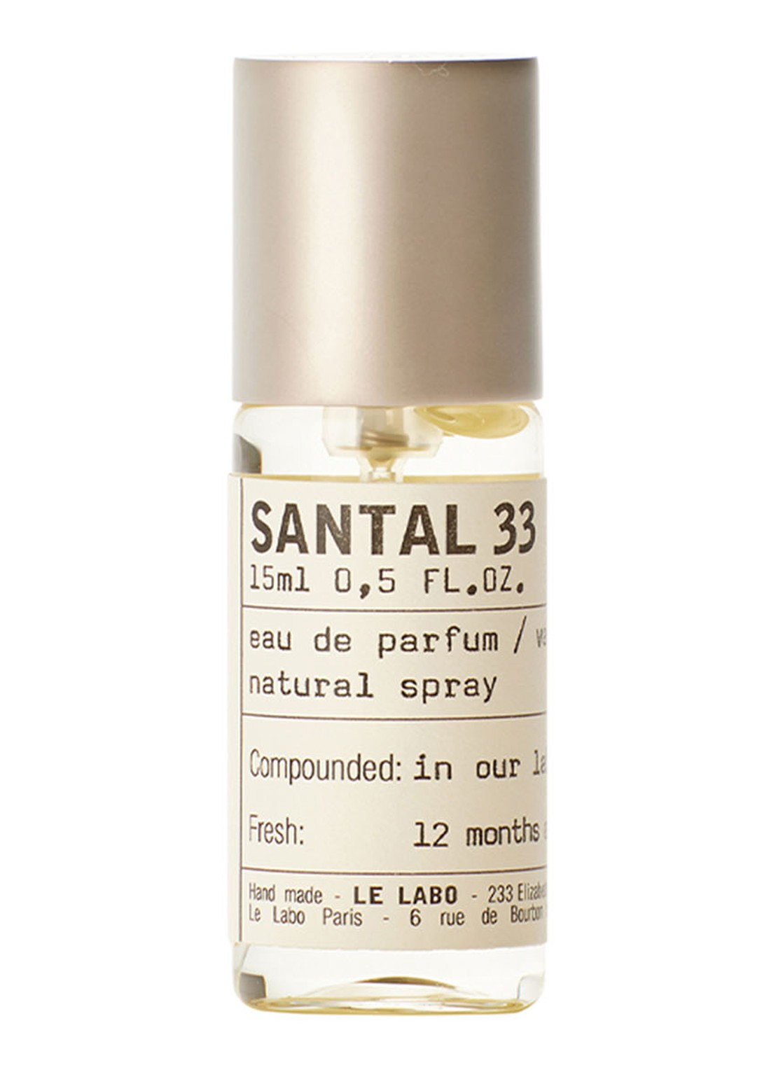 Le Labo Mini Santal 33 Eau de Parfum - travel size - voorkant undefined