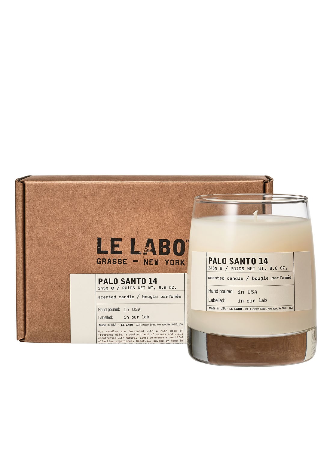 Le Labo Palo Santo 14 Classic Candle geurkaars - voorkant 2 undefined
