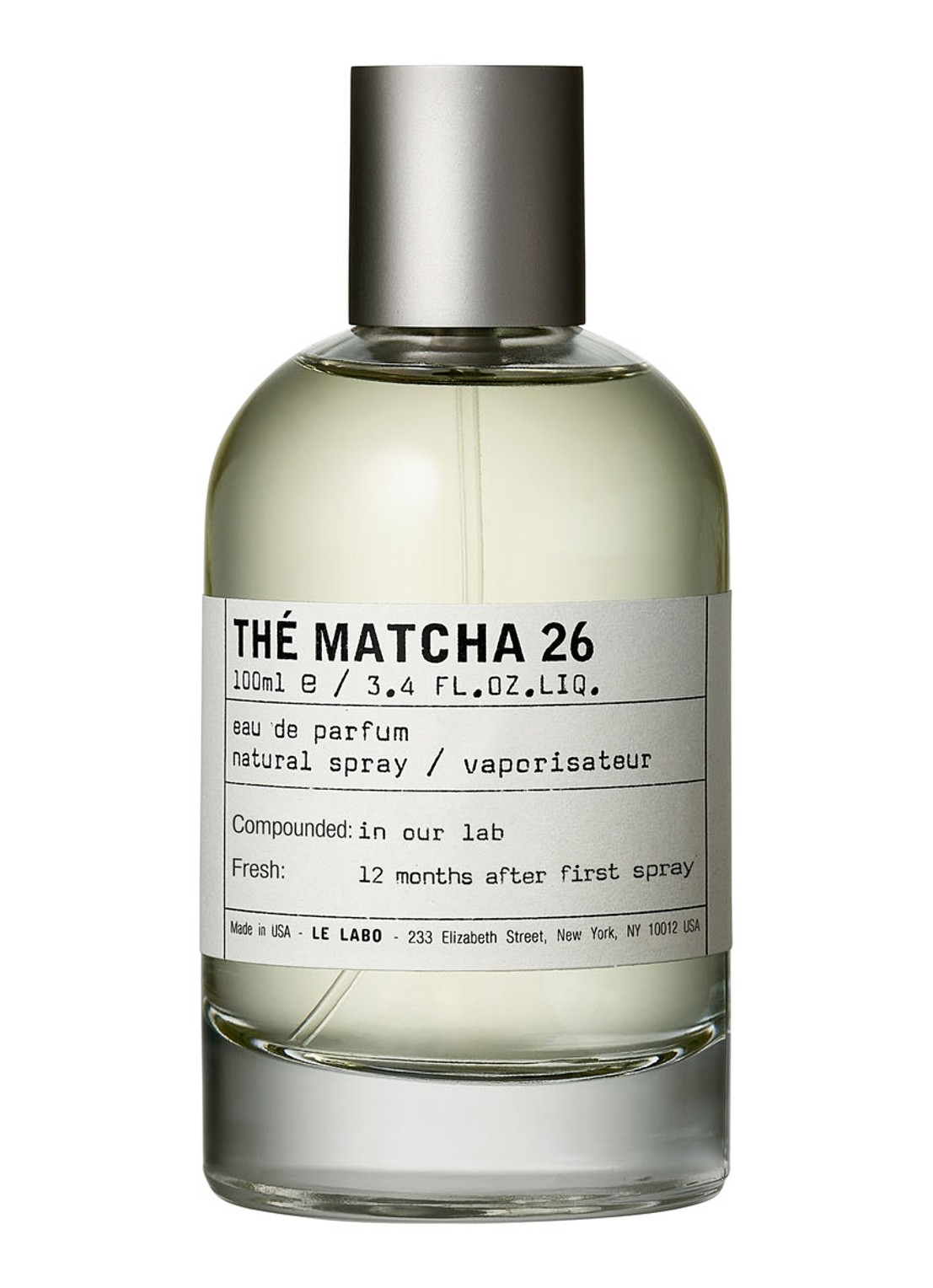 Le Labo  Thé Matcha 26 Eau de Parfum - voorkant undefined