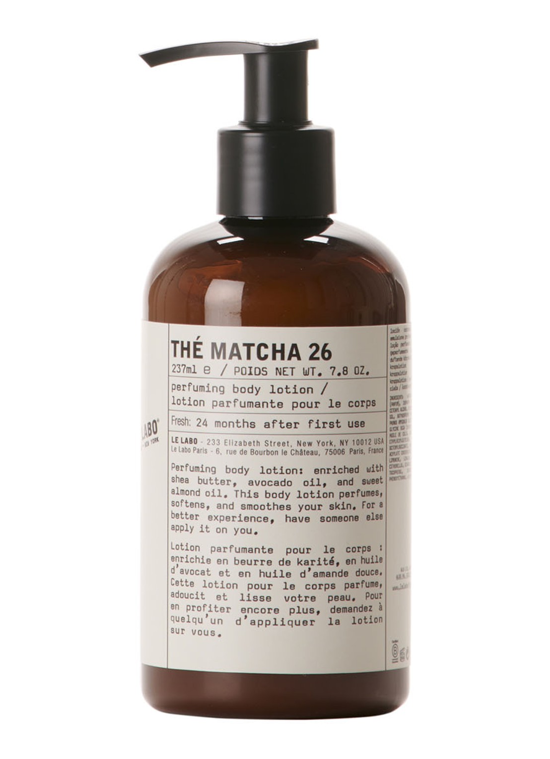 Le Labo Thé Matcha 26 hand- & bodylotion  - voorkant undefined
