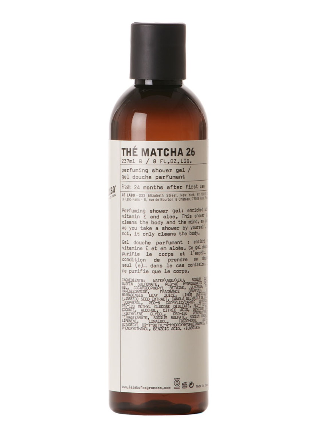 Le Labo Thé Matcha 26 Shower Gel - bad- en douchegel - voorkant undefined