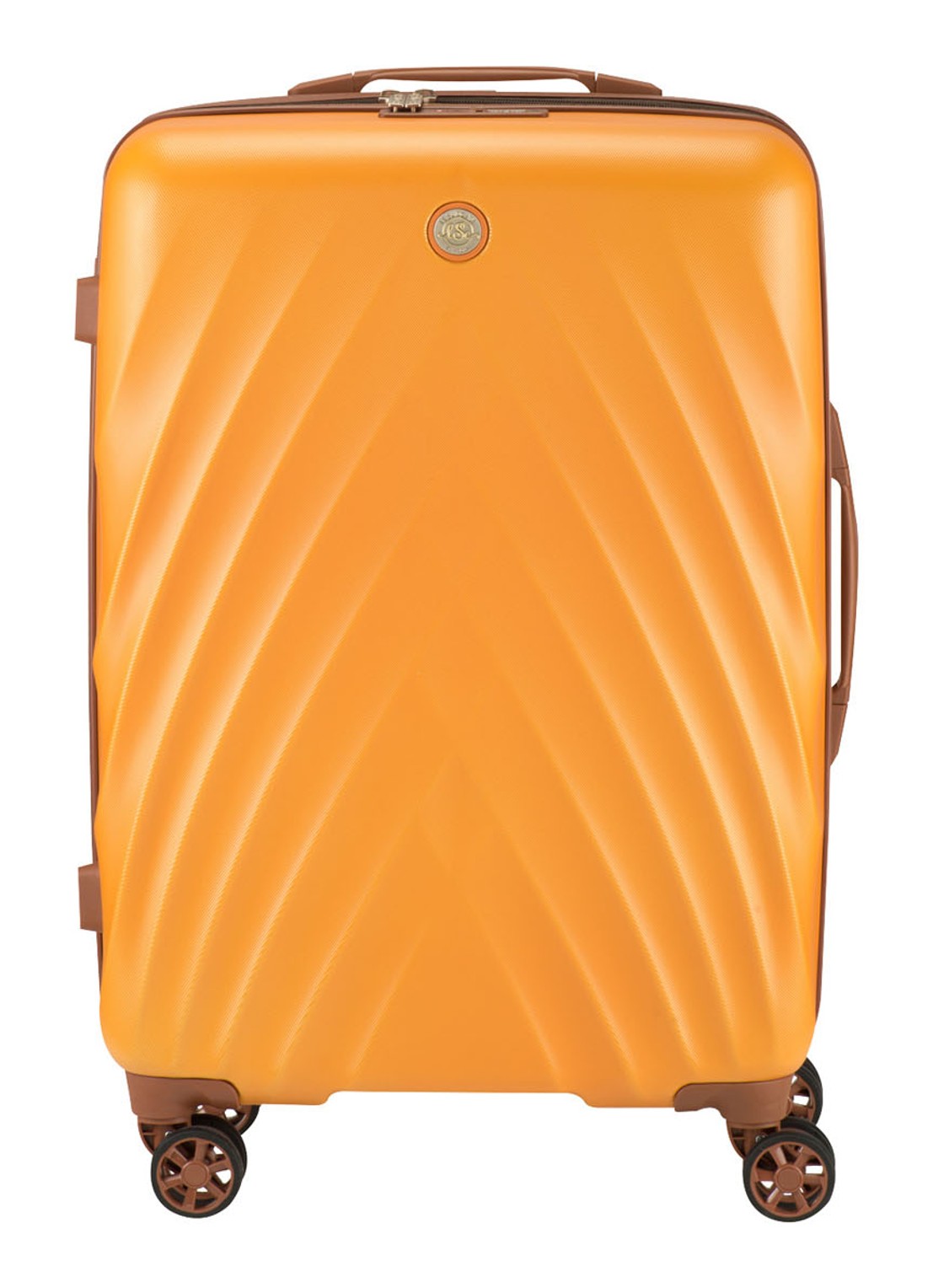 Le Sudcase Model One Poppy Orange M spinner 67 cm - voorkant orange