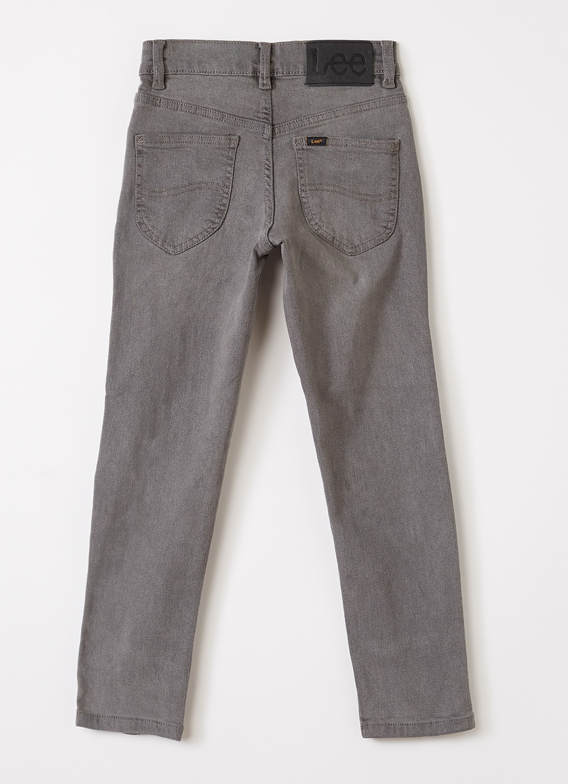 LEE Darren straight leg jeans met stretch - voorkant 3 middengrijs