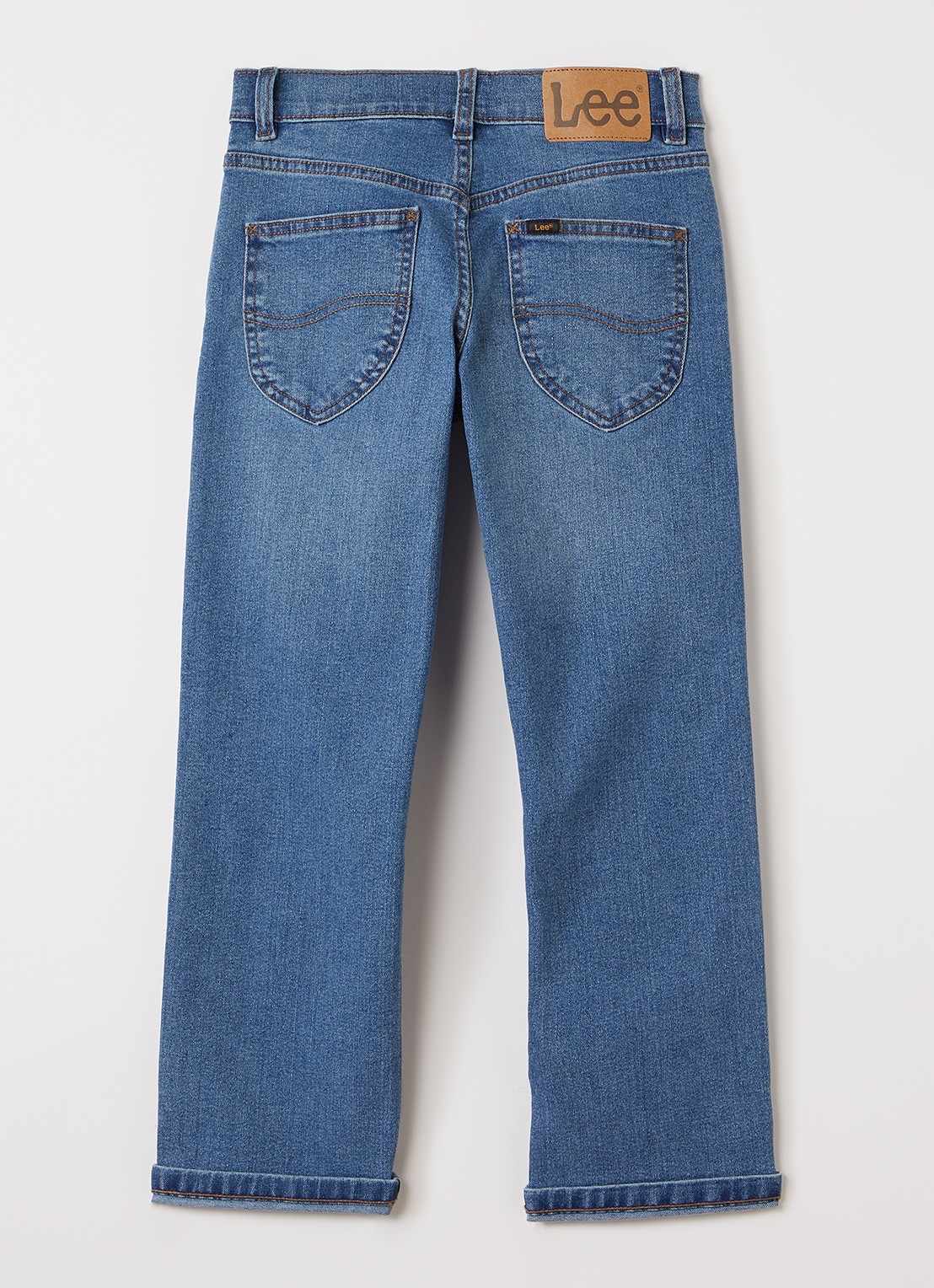 LEE Darren straight leg jeans met stretch - voorkant 2 indigo