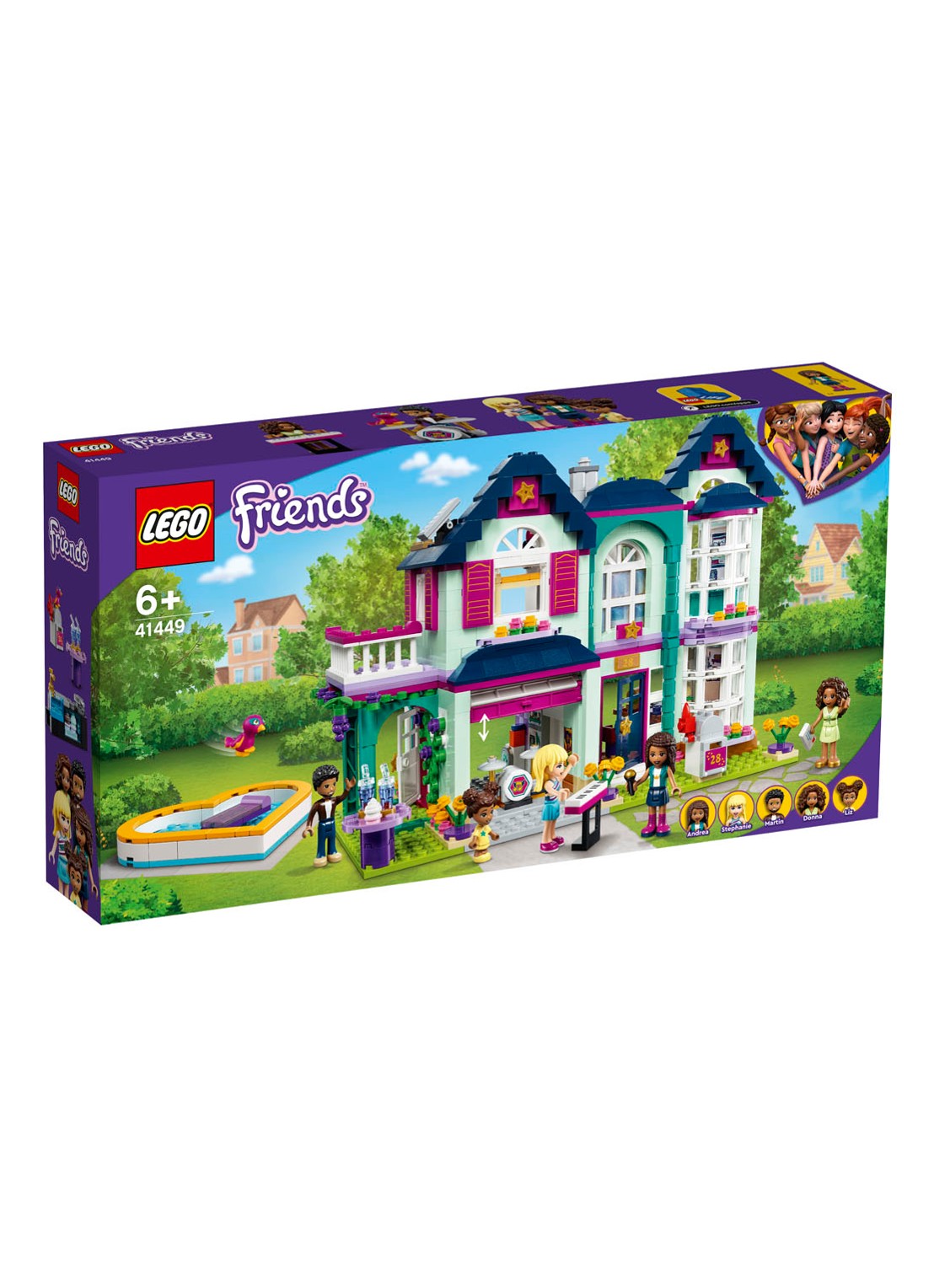 LEGO Andrea’s familiehuis - 41449 - voorkant 6 lichtgroen
