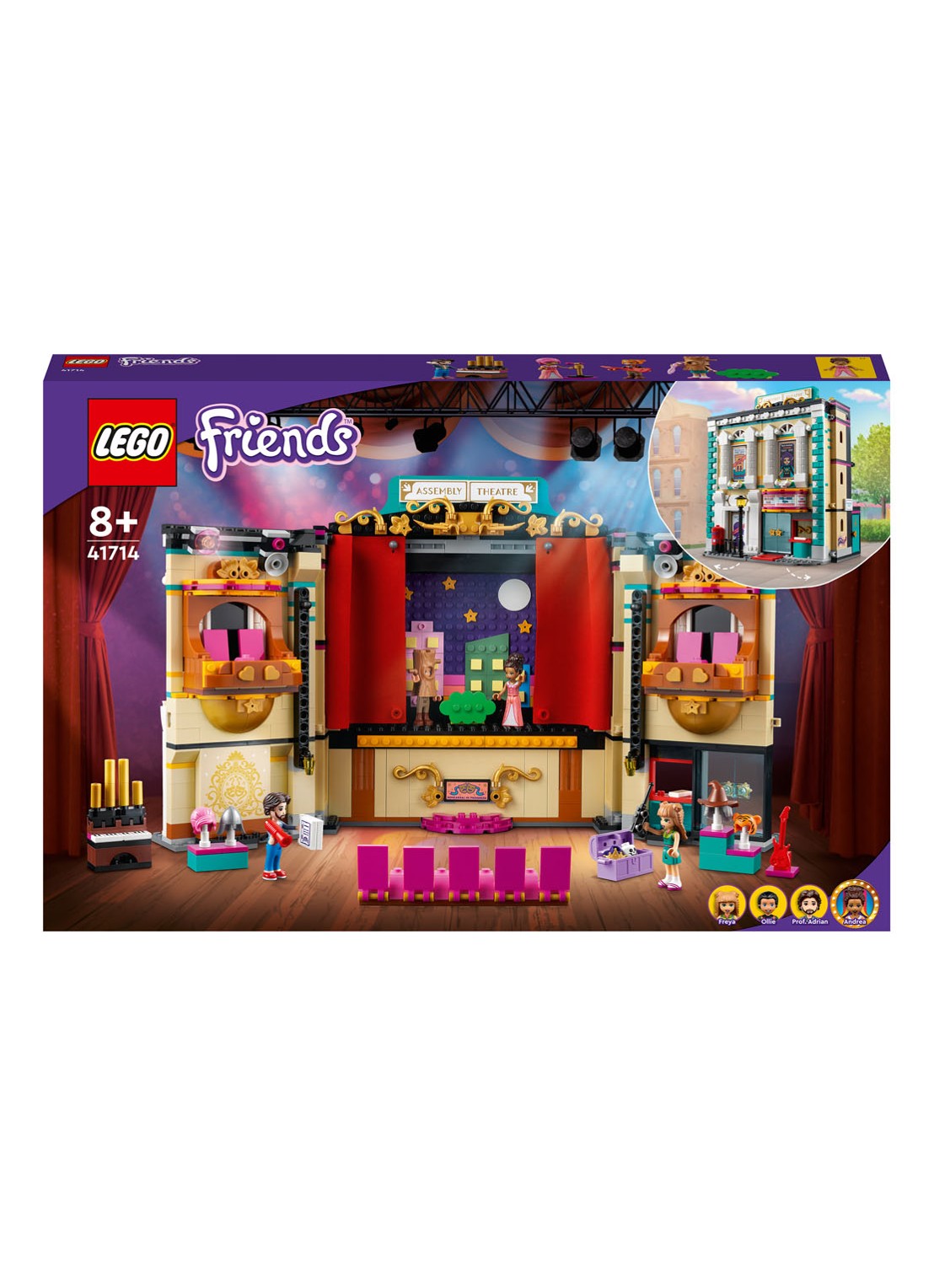 LEGO Andrea's theaterschool - 41714 - voorkant multicolor