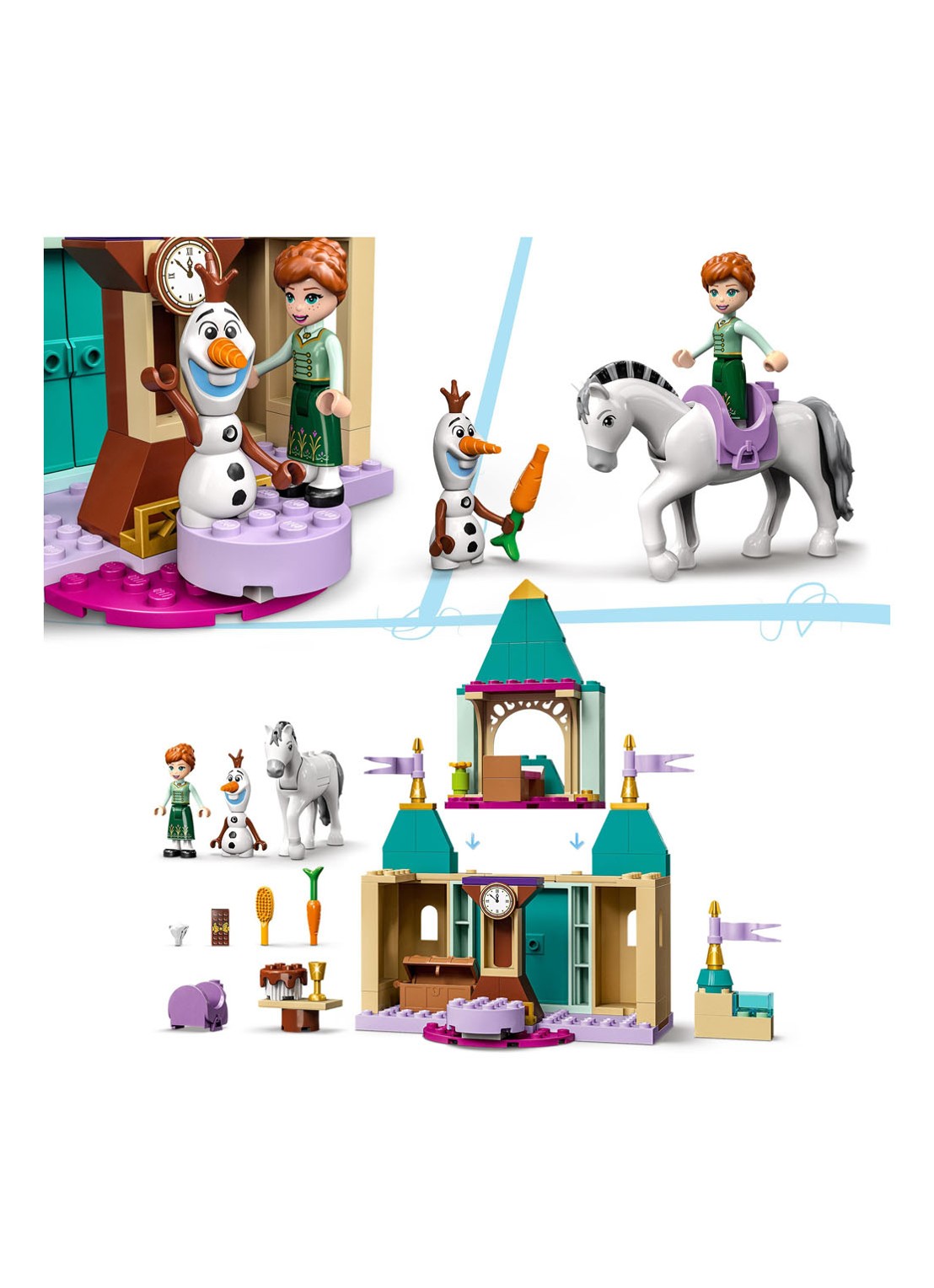 LEGO Anna en Olaf plezier in het kasteel - 43204 - detail 4 multicolor