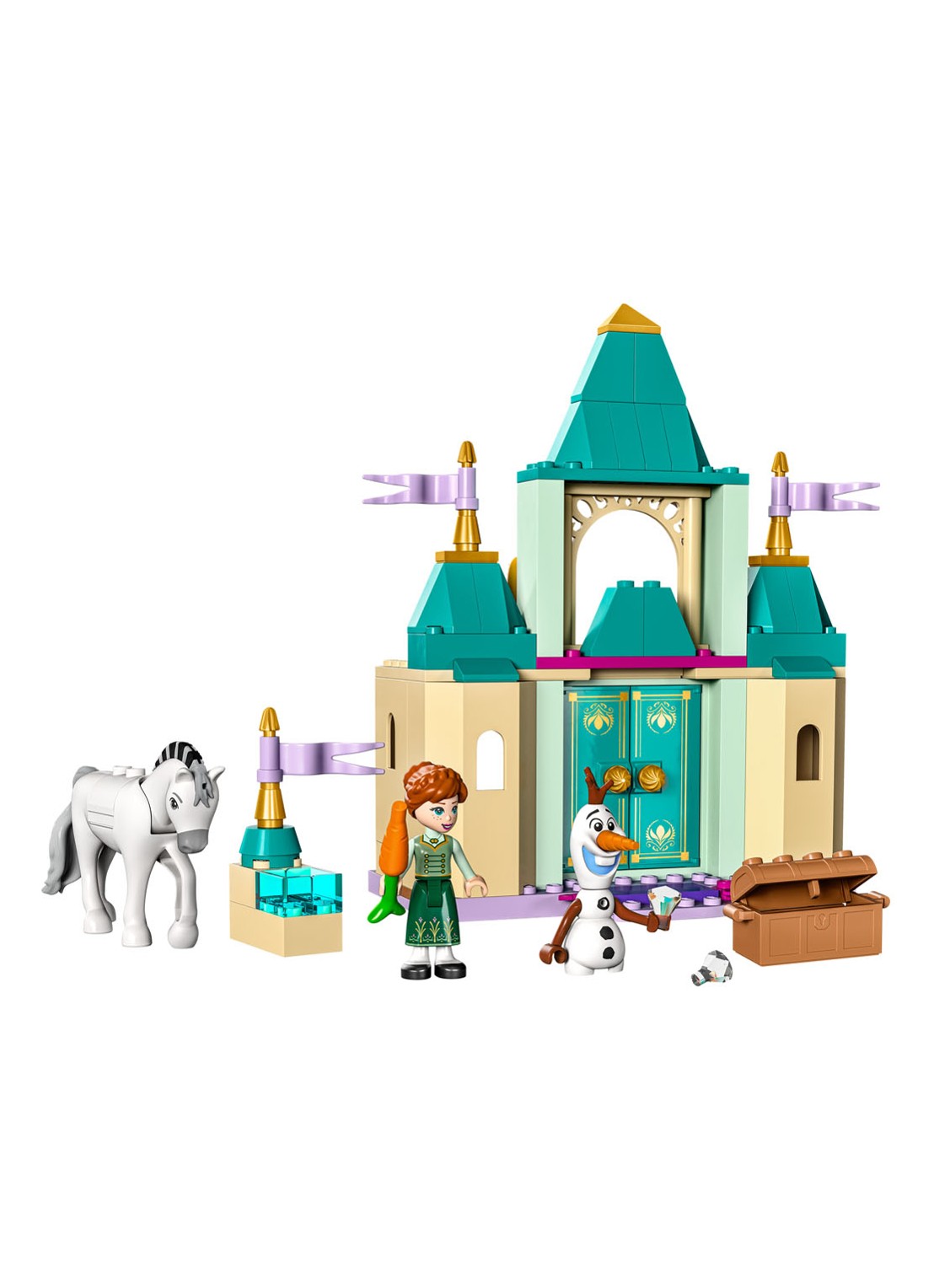 LEGO Anna en Olaf plezier in het kasteel - 43204 - voorkant 2 multicolor