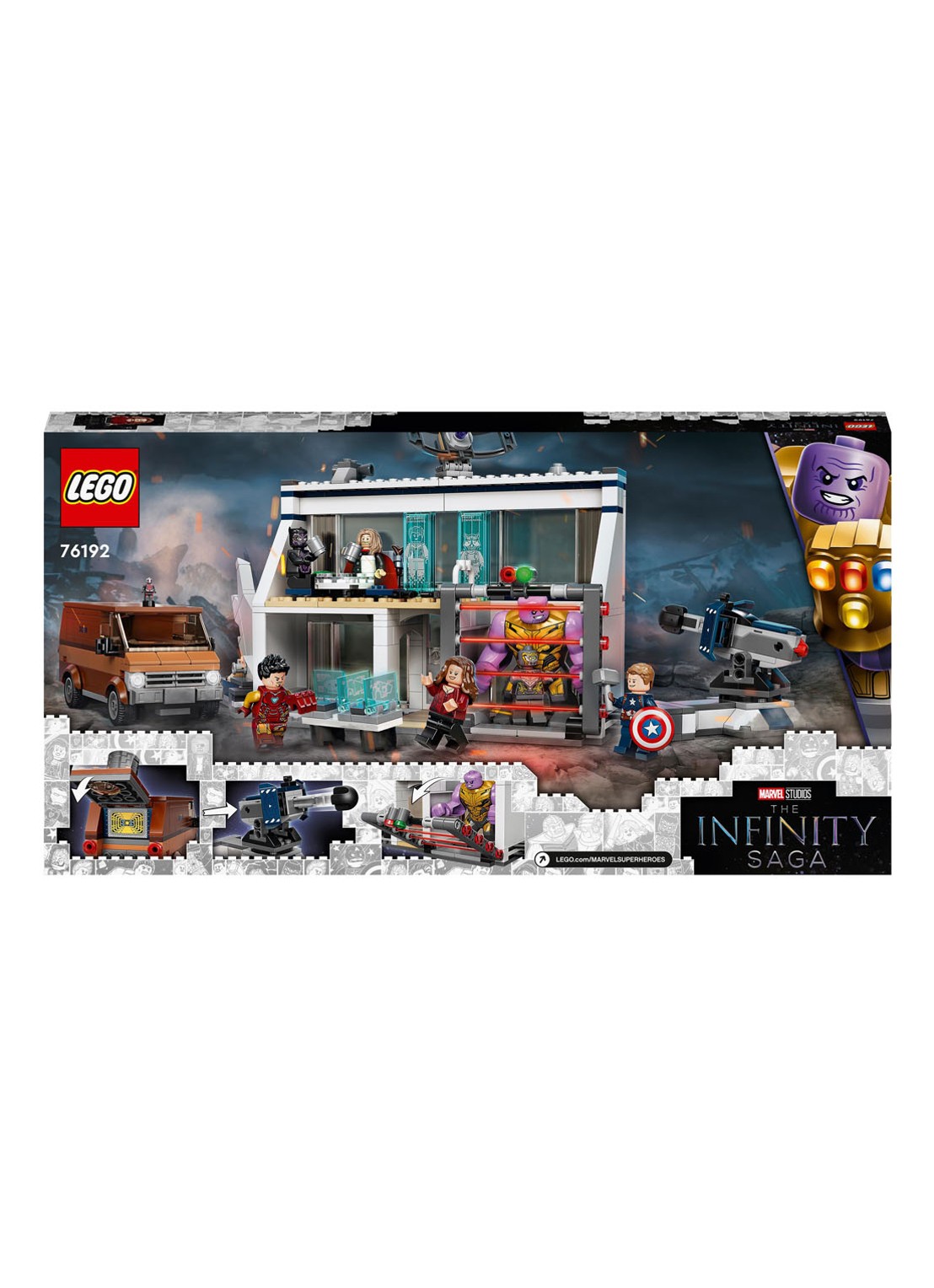 LEGO Avengers: Endgame Final Battle Set - 76192 - detail 7 zwart