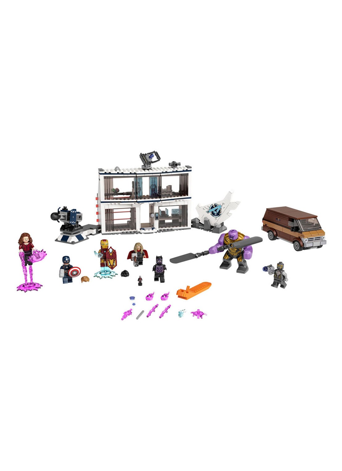 LEGO Avengers: Endgame Final Battle Set - 76192 - voorkant 2 zwart