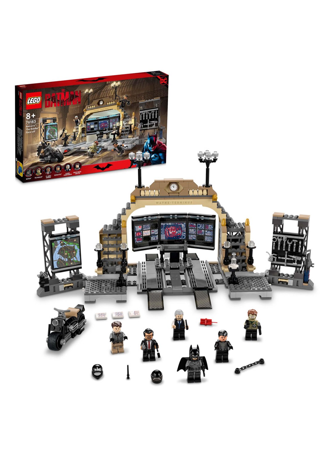 LEGO Batcave The Riddler Confrontatie bouwspeelgoed - 76183 - detail 3 multicolor