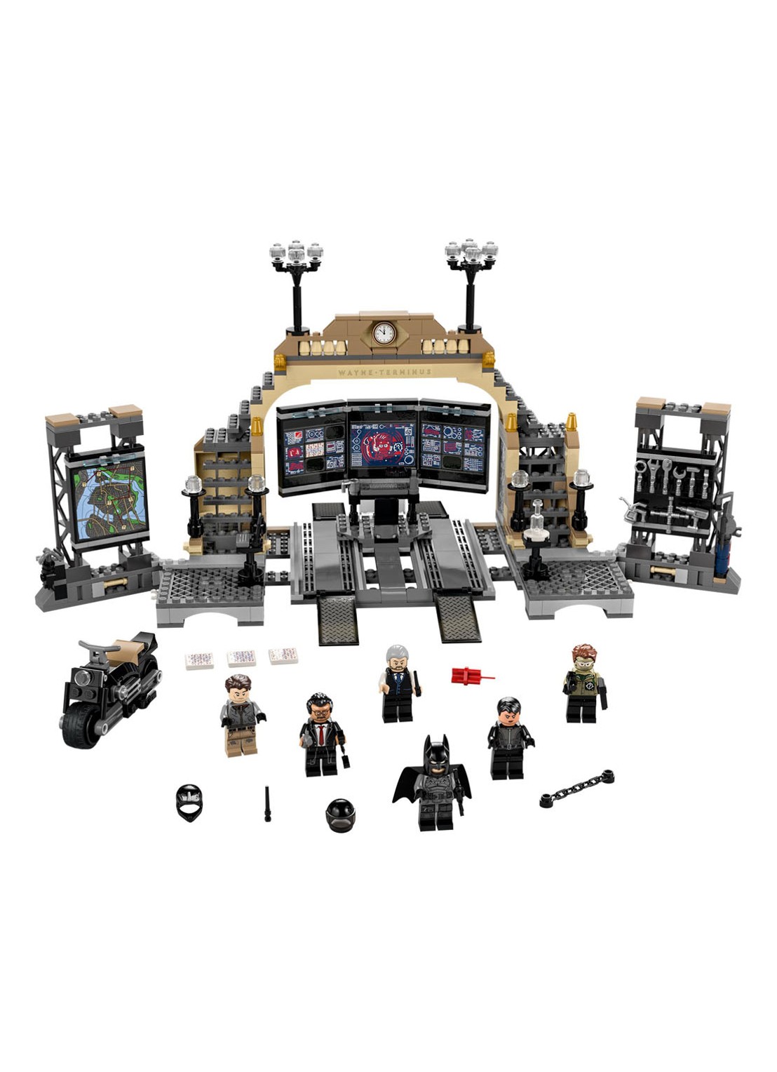 LEGO Batcave The Riddler Confrontatie bouwspeelgoed - 76183 - voorkant 2 multicolor