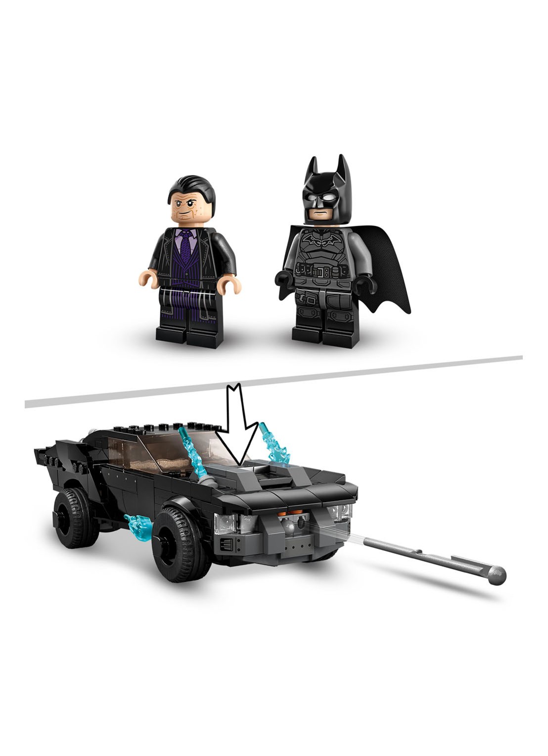 LEGO Batmobile The Penguin Achtervolging bouwspeelgoed - 76181 - detail 5 multicolor