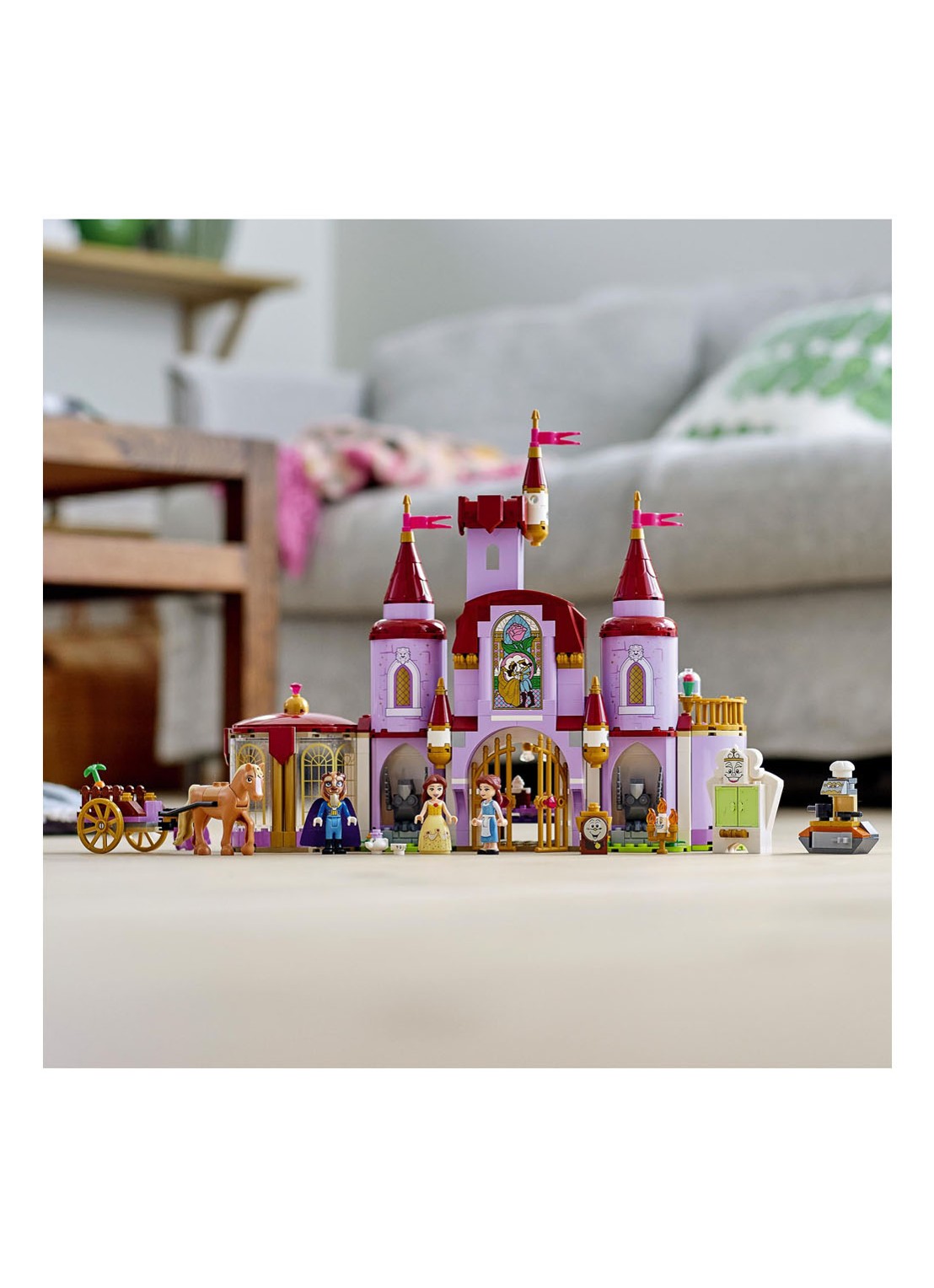 LEGO Belle en het Beest kasteel - 43196 - detail 6 lila