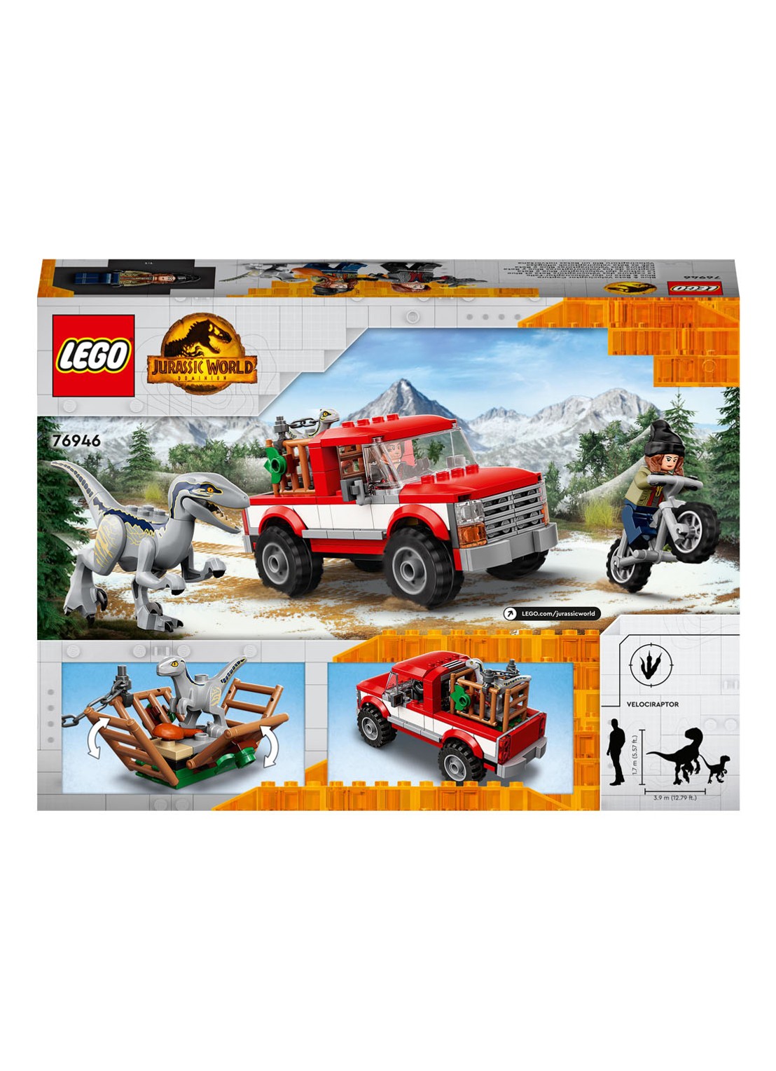 LEGO Blue & Beta velociraptorvangst - 76946 - detail 7 multicolor