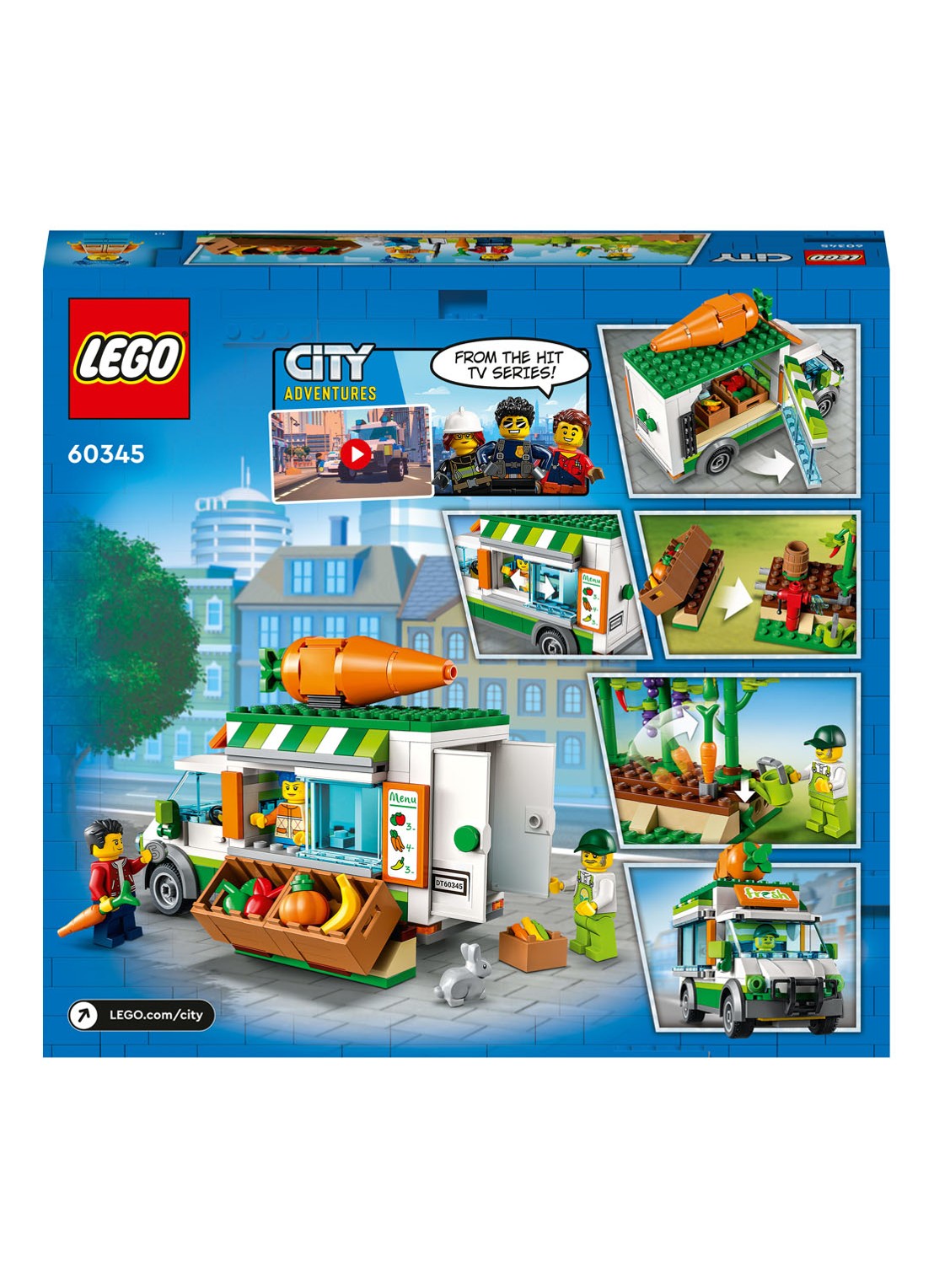 LEGO Boerderij boerenmarkt wagen - 60345 - detail 7 multicolor