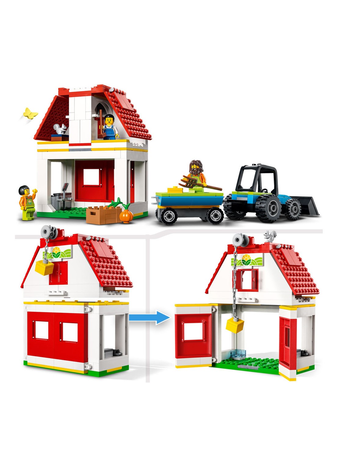 LEGO Boerderij schuur en boerderijdieren - 60346 - detail 2 multicolor