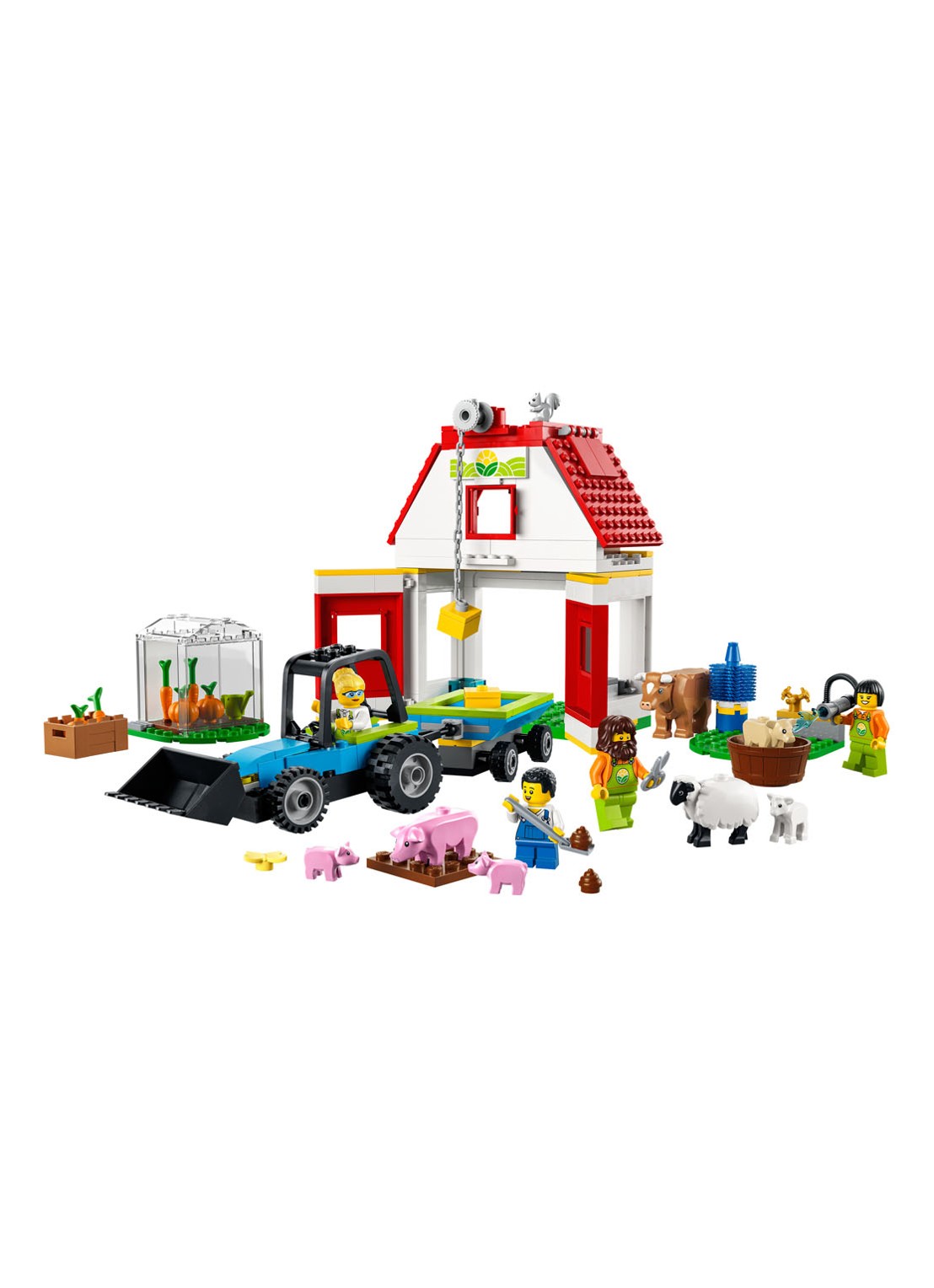 LEGO Boerderij schuur en boerderijdieren - 60346 - voorkant 7 multicolor