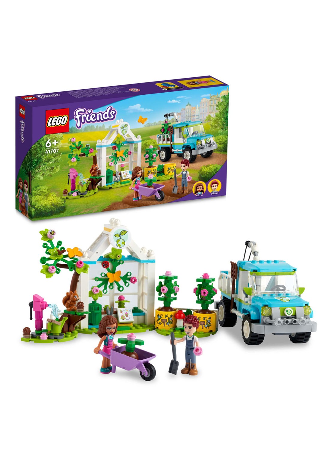 LEGO Bomenplantwagen bouwspeelgoed - 41707 - detail 3 multicolor