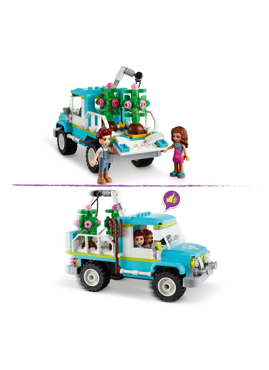 LEGO Bomenplantwagen bouwspeelgoed - 41707 - detail 5 multicolor